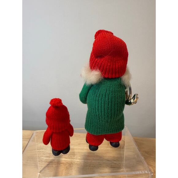 2 Ljungstroms Of Sweden Tomte Wooden Figure Musical Instruments JL - Picture 3 of 12